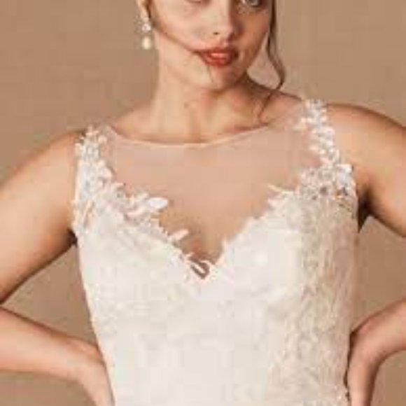 BHLDN Marceline Wedding Gown Size 18 (14W/16W) - Picture 10 of 10